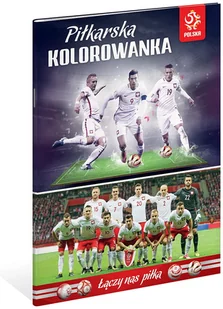 Kolorowanka A4 z nakl PZPN-Piłkarska - Kolorowanki, wyklejanki - miniaturka - grafika 1