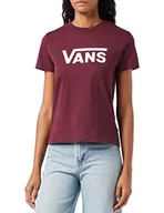 Koszulki i topy damskie - Vans Damska koszulka Drop V Ss Crew-b, Port Royale, XXS - miniaturka - grafika 1
