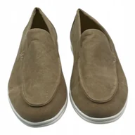 Mokasyny męskie - Mokasyny męskie zamszowe Old Money 46 - miniaturka - grafika 1