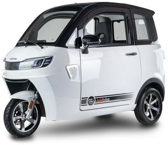 Bili Bike Skuter elektryczny zabudowany z dachem MICRO CAR BILI BIKE ECOMO 3 biały