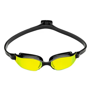 AQUA SPHERE Okularki pływackie XCEED Yellow Titanium Mirror - Pływanie - miniaturka - grafika 2