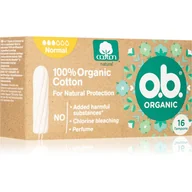 Tampony - O.B. OB tampony Organic Normal 8Y43RX 8Y43RX SAM ONE - miniaturka - grafika 1