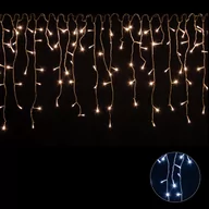 Oświetlenie świąteczne - VOLTRONIC LAMPKI CHOINKOWE KURTYNA NA DOM 400 DIOD CIEPŁA BIEL + PILOT 30010161 - miniaturka - grafika 1