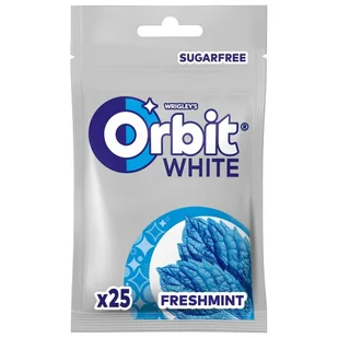 Orbit WHITE FRESH MINT- 25 DRAŻETEK - Gumy do żucia, lizaki, dropsy - miniaturka - grafika 1