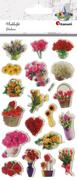 Zabawki kreatywne - Hasta Naklejki wypukłe kwiaty - miniaturka - grafika 1