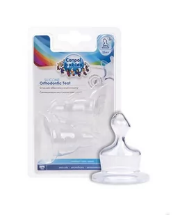 Canpol babies Smoczek silikonowy ortodontyczny szybki 2 szt. 18/127 - Smoczki do butelek - miniaturka - grafika 3