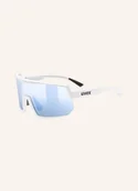 Okulary przeciwsłoneczne - Uvex Okulary Rowerowe Sportstyle 235 V weiss - miniaturka - grafika 1
