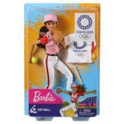 Lalki dla dziewczynek - Mattel Barbie Lalka Olimpijka Softball GJL77 - miniaturka - grafika 1