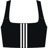 Biustonosze - adidas Trn Ms BTR 3sps Biustonosz Sportowy Unisex - Dorosły - miniaturka - grafika 1