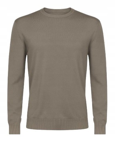 Sweter męski z kaszmiru i wełny merynosów merino kaszmirowy L umbra 156