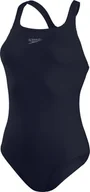 Stroje kąpielowe - Speedo Damski strój kąpielowy Speedo Eco End Medalist Af 8-13471d740 true navy rozmiar 38 - miniaturka - grafika 1