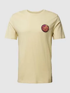 Koszulki męskie - T-shirt z nadrukiem z logo model ‘PASSAGE’ - grafika 1