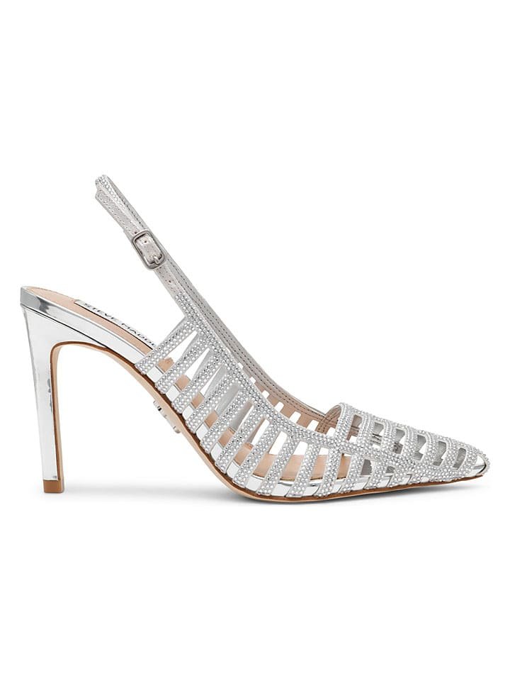 Steve Madden Czółenka w kolorze srebrnym