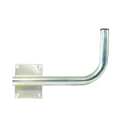 Akcesoria TV-SAT - Maszt antenowy Uchwyt ścienny boczny prawy | 40cm - miniaturka - grafika 1