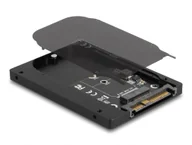 Obudowy i kieszenie na dyski twarde - DeLOCK Konwerter 2.5″ U.2 SFF-8639 do M.2 NVMe z wpustem M - 7 mm wysokości - miniaturka - grafika 1