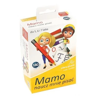 Nieprzypisany Niezbędnik do nauki liter cz. I - Litery pisane. Mamo naucz mnie pisać 5906395455119 - Podręczniki dla szkół podstawowych - miniaturka - grafika 1