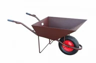 Taczki - AW TACZKA BUDOWLANA 85L/2,0mm BRĄZ+OSŁONA KOŁA /GŁĘBOKA - miniaturka - grafika 1