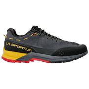 Buty sportowe męskie - La Sportiva TX Guide Leather Shoes Men, carbon/yellow EU 43,5 2021 Buty podejściowe 27S900100-43 - miniaturka - grafika 1