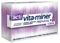 Witaminy i minerały - Aflofarm Vita-miner Prenatal DHA 30 szt. - miniaturka - grafika 1
