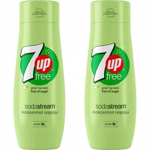Zestaw 2 koncentratów SodaStream 2x 7UpFREE - Syropy i koncentraty owocowe - miniaturka - grafika 1