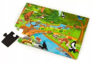 Puzzle magnetyczne - LAS - 21 elementów - Puzzle - miniaturka - grafika 1