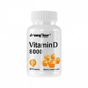 IRONFLEX Vitamin D 8000 - 200tabs. - Witaminy i minerały dla sportowców - miniaturka - grafika 1
