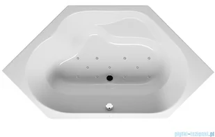 Riho Winnipeg wanna wielokątna 145x145cm z hydromasażem Air B010007005 - Wanny z hydromasażem - miniaturka - grafika 1
