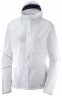 Kurtki i kamizelki sportowe damskie - Salomon Kurtka Salomon Elevate Aero FZ Hoodie W White/Graphite C10274 - miniaturka - grafika 1