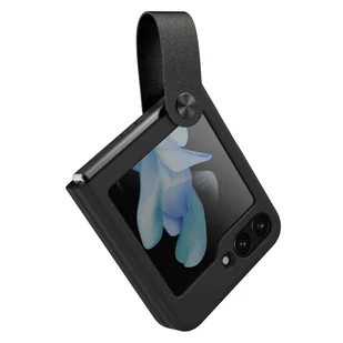 Etui z zawieszką i podstawką Nillkin Flex Flip do Samsung Galaxy Z Flip 5 - czarne - Etui i futerały do telefonów - miniaturka - grafika 4
