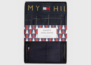 Tommy Hilfiger Bokserki + skarpety UM0UM01996 M Zestaw prezentowy - Majtki męskie - miniaturka - grafika 1
