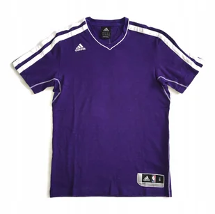 Fioletowa koszulka Adidas Performance NBA M - Koszulki męskie - miniaturka - grafika 1