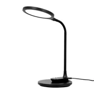 Lampy stojące - Czarna ledowa lampka biurkowa, ściemniana K-BL1153 CZARNY z serii GAJA - miniaturka - grafika 1
