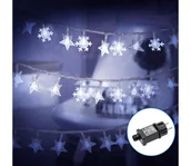 Lampy ogrodowe - Aigostar - LED Zewnętrzny łańcuch świąteczny 50xLED/8 funkcji 8m IP44 zimna biel - miniaturka - grafika 1
