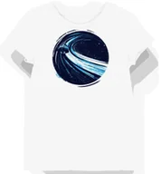 Koszulki i topy damskie - Koszulka damska biała z motywem kosmicznych statków 5855 S - miniaturka - grafika 1