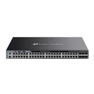 Switche - TP-Link Omada SG6654XHP Zarządzany L3 Gigabit Ethernet (10/100/1000) Obsługa PoE 1U Czarny - miniaturka - grafika 1