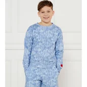 Bluzy dla chłopców - HUGO KIDS Bluza | Regular Fit - miniaturka - grafika 1
