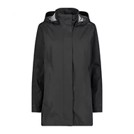 Kurtki damskie - CMP damska kurtka przeciwdeszczowa z odpinanym kapturem, Czarny, 56 - miniaturka - grafika 1