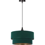 Lampy sufitowe - Scopello lampa wisząca 1-punktowa czarna/zielona 31-19684 - miniaturka - grafika 1
