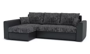 Narożnik Paul 1 z Funkcją Spania Łóżko Rogówka Sofa, Popiel-Czarny - Narożniki - miniaturka - grafika 1