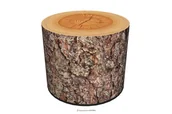 Pufy i podnóżki - Okrągła pufa pień sosny wodoodporna RASIL - miniaturka - grafika 1