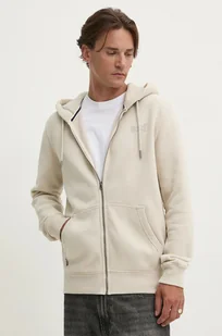 Superdry bluza męska kolor beżowy z kapturem gładka M2013116D-1LC - Bluzy męskie - miniaturka - grafika 1