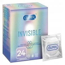 Durex Invisible prezerwatywy dodatkowo nawilżane 24szt