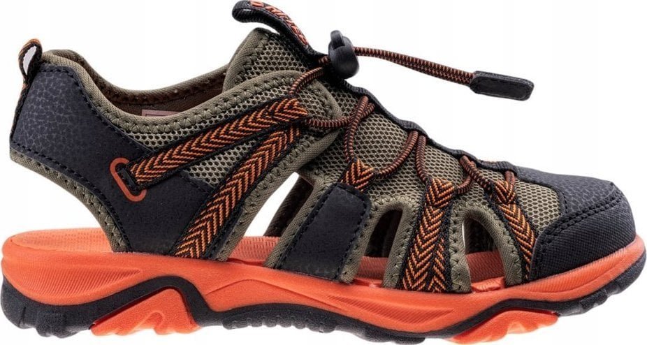 hitec Sandały dziecięce Hi-Tec Sanev Jr czarno-pomarańczowe rozmiar 32