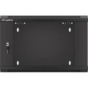 Szafy rack - Lanberg Szafa serwerowa wisząca 19cali 6U 570x600 czarna WFFA-5606-10B WFFA-5606-10B - miniaturka - grafika 1