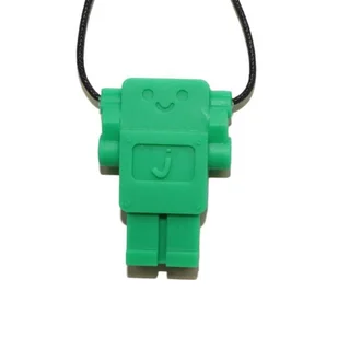 BABY&TRAVEL Jellystone Designs Gryzak terapeutyczny Robot zielony, 1szt. - Gryzaki dla dzieci - miniaturka - grafika 1