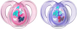 Tommee Tippee Smoczek CTN silikonowy Any Time 2 szt. 6-18 msc.-chłopiec 433364TT - Smoczki do butelek - miniaturka - grafika 1