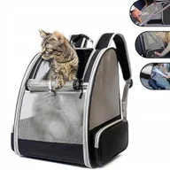 Torebki damskie - Transporter dla Kota Psa Królika Plecak Torba Kojec 3w1 Składany - miniaturka - grafika 1