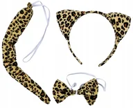 Stroje karnawałowe - Strój kotek przebranie pantera kot zestaw 3-10 lat - miniaturka - grafika 1