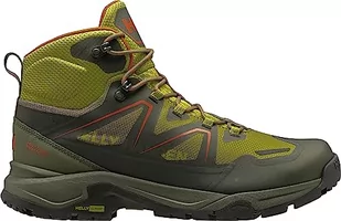Helly Hansen Męskie buty trekkingowe Cascade Mid Ht Day, NEON Moss/Utility Green, rozmiar 12,5 UK, Neonowy mech użytkowy zielony, 48 EU - Buty trekkingowe męskie - miniaturka - grafika 1