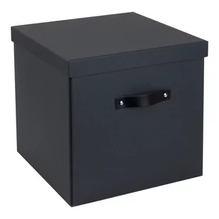 Ciemnoszare pudełko Bigso Box of Sweden Logan - Pudła i pojemniki do przechowywania - miniaturka - grafika 1